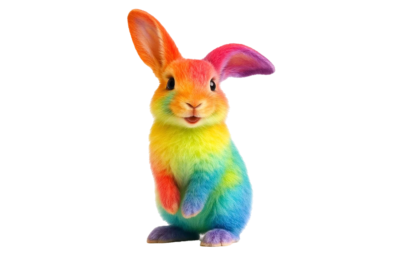 PixPax rainbow rabbit